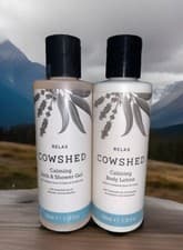 Image of Cowshed Calming Relax Bath & Shower Gel & Body Lotion 2 x 100ml