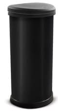 Image of 40L Deco Touch Top Bin 67cm Kitchen Waste bin Lightweight Black Dustbin Curver