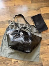 Image of Allsaints Odette East West Leather Tote Hand Bag