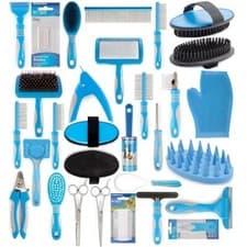 Image of Ancol Dog Grooming Tools - Brush Comb Scissors Rake Nail File Clippers Slicker
