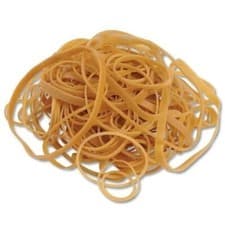 Image of 300x Rubber Bands Elastic Strong Assorted Natural Sizes Home School Office