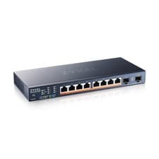 Image of Zyxel 8 Port Multi Gig 2.5G Cloud/Smart Managed PoE Switch 8x PoE (60W) 2x 10G
