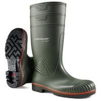 Image of Dunlop Acifort Heavy Duty Waterproof Full Safety Waterproof Boots 1Pr Green 13