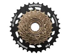 Image of Shimano Tourney MF-TZ500 7 Speed Freewheel 14-28T MTB Bike Lightweight Screw On