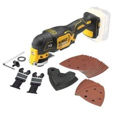 Image of DEWALT DCS355N 18V XR BRUSHLESS OSCILLATING MULTI TOOL BODY + ACCESSORIES