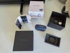 Image of Technics EAH-AZ80 Wireless Earbuds Silver Noise-Cancelling Pristine Condition