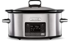 Image of Crockpot CSC066 Digital Slow Cooker Time Select 5.6L 240w Stainless Steel