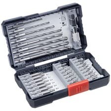 Image of kwb 108940 Drill Bit set 33-piece common sizes quick-change holder