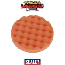 Image of Sealey PTCCHW150O Hook-and-Loop Buffing & Polishing Foam Head 150 x 25mm - Ora