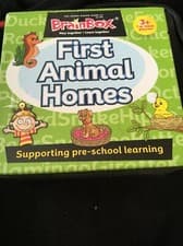Image of BrainBox First Animal Homes Educational Card Game Supporting Pre-school Children