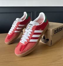 Image of ADIDAS ORIGINALS GAZELLE INDOOR OLYMPIC RED  IF9641 - SIZE UK 11 - BNWT & BOXED
