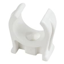 Image of 15mm Pipe Clips for kitchen and bathroom WHITE