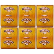 Image of Wright's Coal Tar Soap for everyday skin cleansing 4 bars || 100g X6