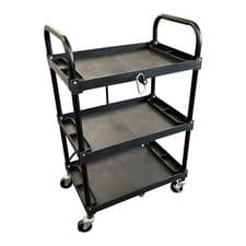 Image of Garage Folding Workshop Tool Storage Trolley Kitchen Cart mechanic diy office
