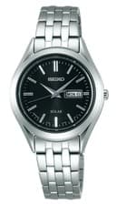 Image of SEIKO Selection STPX031 Ladies Solar Black Dial Sapphire Glass Watch New R841068