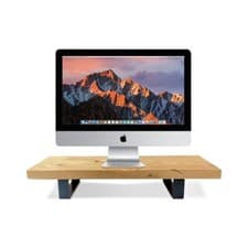 Image of Metal Monitor Stand Risers ONLY - a pair Metal Feets for shelf board DIY