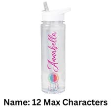 Image of Personalised Dream Catcher Name Only Water Bottle
