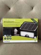 Image of Luceco Solar Guardian 5W Floodlight with PIR Motion Sensor and Stand Bracket NEW