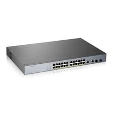 Image of 24 Port Zyxel GS1350-26HP Gigabit Smart Managed PoE Switch with GbE Uplink, 24x