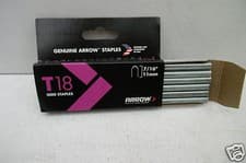 Image of ARROW T-18 T18 11mm WIRE AND CABLE STAPLES x 1000