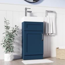 Image of Belofay Floor Standing Vanity Unit with basin | Bathroom Vanity Unit with basin