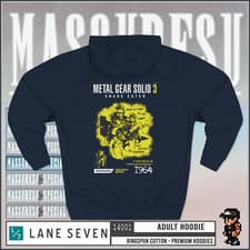 Image of Metal Gear Solid 3 Snake Eater [2-sided] Premium Hoodie - Eva Big Boss Delta PS2