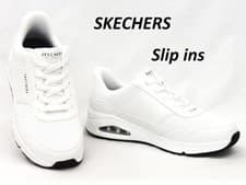 Image of Skechers Men's Slip-Ins 183023W WHT US9 Wide Memory Foam Air Cushion