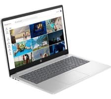 Image of HP 15 - 15.6" Chromebook - Intel N100, 128 GB GB UFS, Silver - REFURB-A