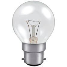 Image of 18 x Golf Ball Clear Light Bulbs 40 watt BC / B22 Bayonet Cap Dimmable PHILIPS