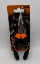 Image of Beta Extra-Long Bent Needle Knurled Nose Pliers 160mm Long 1168 BM160K NEW