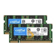Image of Crucial 8GB 4GB 2GB 2RX8 PC2-6400 DDR2-800MHz 200pin SODIMM Laptop Memory Lot DD