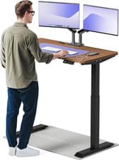 Image of Desktronic Homeone Standing Desk – 120 X 60 Cm Height Adjustable Desk with Elect