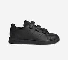 Image of Infant Boys Girls Adidas Advantage Trainers Black Junior