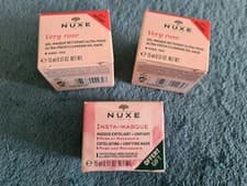 Image of NUXE Very Rose Ultra Fresh Cleaning Gel Mask and Exfoliating Unifying mask 15ml