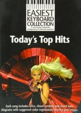 Image of Today's Top Hits Easiest Keyboard Collection Music Book ~ Easy Melody Songs ~ T7