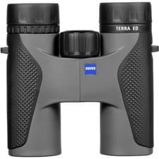 Image of Carl Zeiss Terra ED 10 x 32 Mid Size Binoculars Grey & Black - NEW UK STOCK
