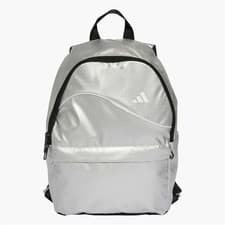 Image of Adidas Glow Backpack Silver Metallic-White