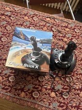 Image of WORKING Boxed Thrustmaster T.Flight Stick X joystick control USB for PC PS3