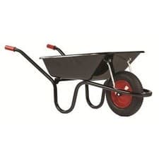 Image of Haemmerlin Chillington Camden Classic 85L Wheelbarrow Black Steel Pneumatic Tyre