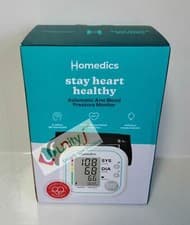 Image of Homedics Automatic Arm Blood Pressure Monitor – Electric Heart Rate Monitor, ...