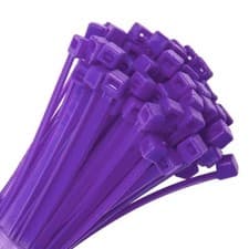 Image of Nylon Plastic Cable Ties Zip Tie Wraps Coloured 100mm 200mm 300mm