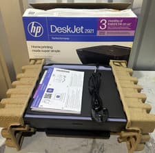 Image of HP DeskJet 2921 All-in-One Wireless A4 Colour Inkjet Printer w/ Warranty - Black
