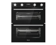 Image of Hisense BID75211BGUK Built Under Electric Black Double Oven