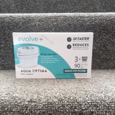 Image of Aqua Optima Evolve+ Water Filter Cartridge - Pack of 3, White (EPS319)