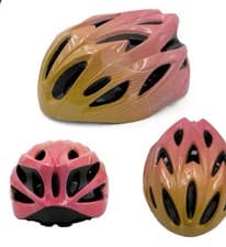 Image of Kids Bicycle Helmet Child Sports Safety Pink Helmet Pink And Red