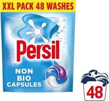 Image of Persil Colour Protect & Non Bio 3 in 1 Quick Laundry Washing Capsules 48 washes