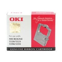 Image of Oki Microline 5500 Fabric Ribbon Black 1126301 01126301