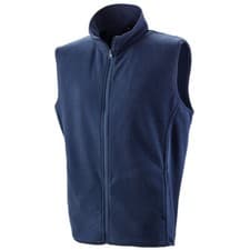 Image of Result Unisex Body Warmer Windproof Polyester Adults Microfleece Gilet Plain