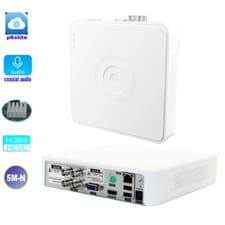 Image of 4 Channel DVR Hybrid 4in1 5MP Full HD 1080P 5MN Audio Over Coaxial CCTV Security