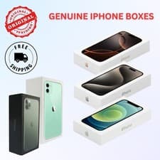 Image of GENUINE APPLE IPHONE EMPTY BOX -16/15/14/13/12/11 PRO/PRO MAX/PLUS - ALL MODELS